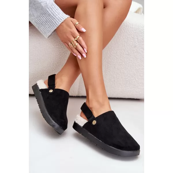  Papuci de damă BOTO LINNEOLA 34719 NEGRU 