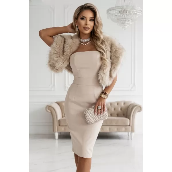  Rochie NUMOCO 642-3 BEJ 