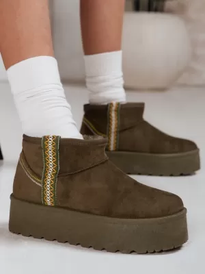 Pantofi de dama DSTREET ZY1295 VERDE