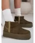Pantofi de dama DSTREET ZY1295 VERDE