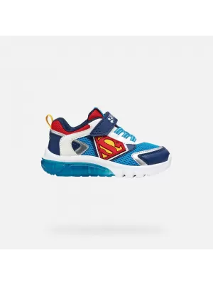 Adidași pentru băieți GEOX CIBERDRON J65LBB01454C4320 ALBASTRU