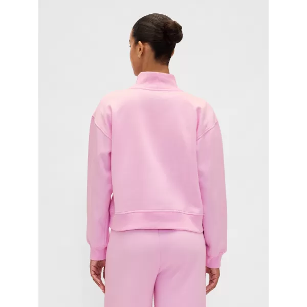  Hanorac de dama GAP LOGO HALF ZIP 852841-05 ROZ PRIMULA 