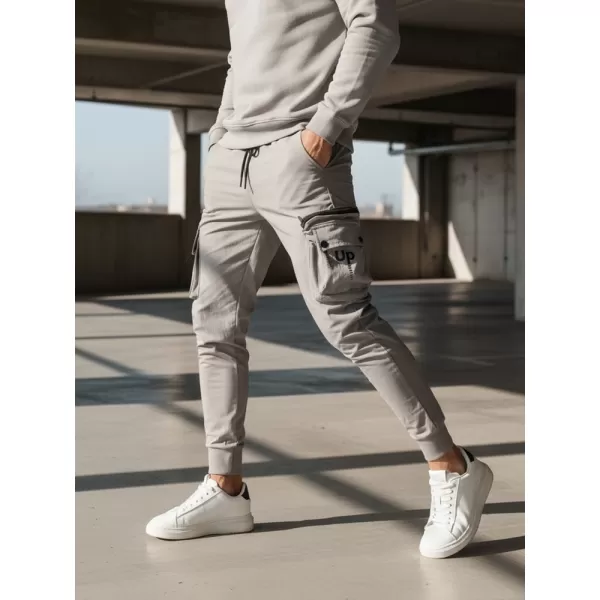  Pantaloni pentru bărbați DSTREET UX4156 GRI ÎNCHIS 