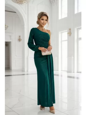 Rochie NUMOCO 658-2 VERDE STICLA