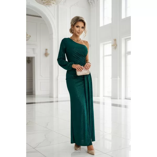  Rochie NUMOCO 658-2 VERDE STICLA 