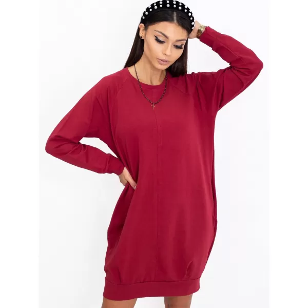  Rochie BASIC FEEL GOOD RV-TU-5184.93P BURGUNDIA 