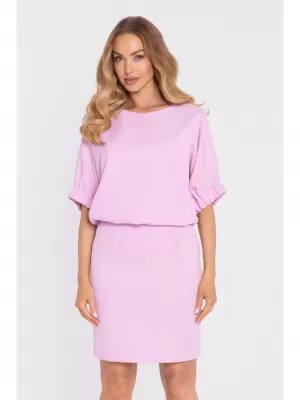 Rochie MOE M904 ROZ BOMBOANĂ