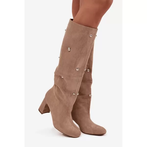  Cizme de dama BOTO LUCINDA 40118 KAKI 