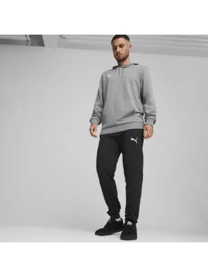 Panoul pentru bărbați PUMA TEAMGOAL CASUALS HOODY 658618_33 HEATHER GRI MEDIU/ALB