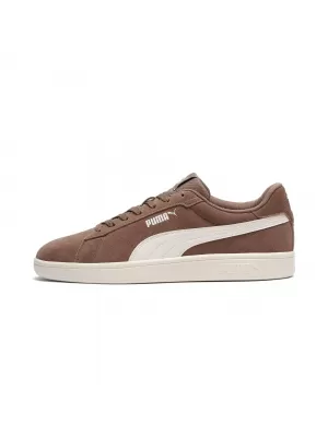 Pantofi de dama PUMA SMASH 3.0 390984 TOTAL TAUPE/ALB CALD