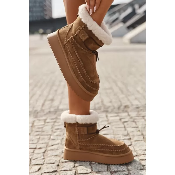  Pantofi dama BIG STAR SS274373 MARO/BEJ Pantofi Big Star 