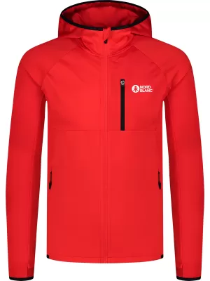 Hanorac powerfleece pentru bărbați NORDBLANC CREEK NBWFM8280 ROŞU