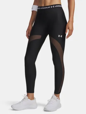 Jambiere de damă UNDER ARMOUR HEATGEAR MESH LEGGING NEGRU