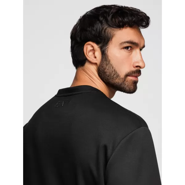  Hanorac pentru bărbați OMBRE OM-SNBC-0199 NEGRU 