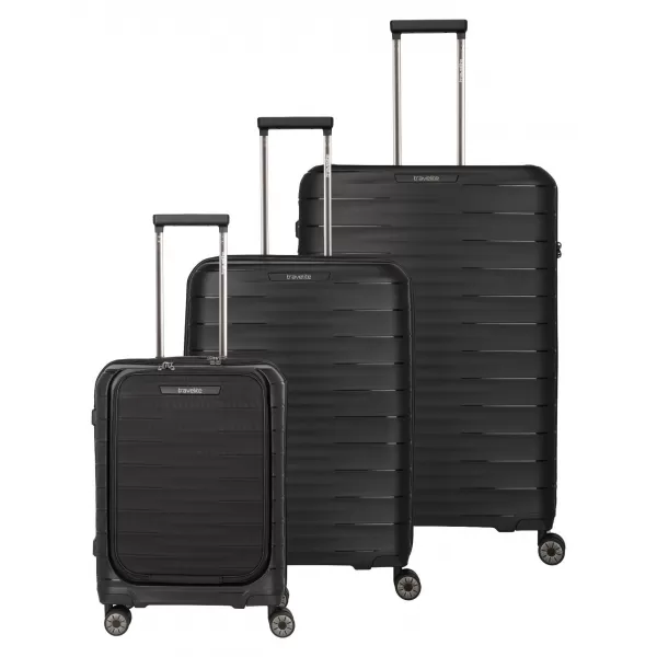  Valiză TRAVELITE Mooby S,M,L Front pocket NEGRU 