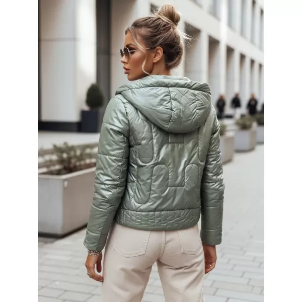  Geaca de dama DSTREET TY3712 VERDE 