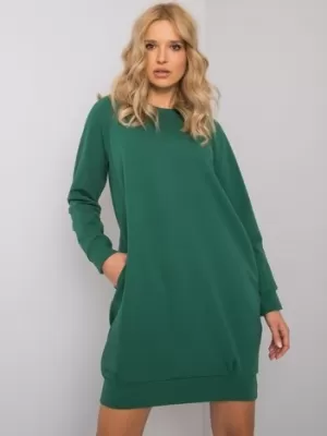Rochie BASIC FEEL GOOD RV-TU-5184.93P VERDE ÎNCHIS