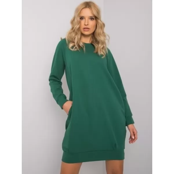  Rochie BASIC FEEL GOOD RV-TU-5184.93P VERDE ÎNCHIS 