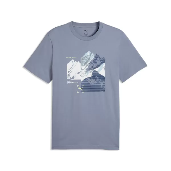  Tricou pentru bărbați PUMA GRAPHIC TEE 691779_65 CER GRI 