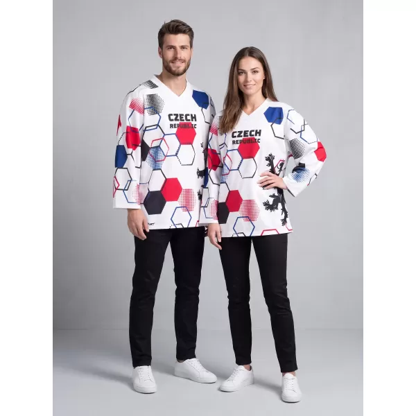  Tricou unisex premium ALTISPORT VOJ/ALU036DRES01 HEXA ALB 
