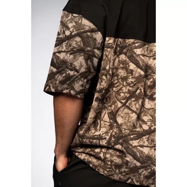  Tricou supradimensionat POWER 898 LIGHT BROWN CAMO Nebbia 