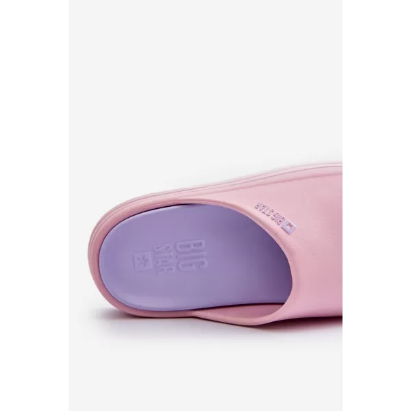  Papuci dama BIG STAR NN274A035 ROZ Pantofi Big Star 