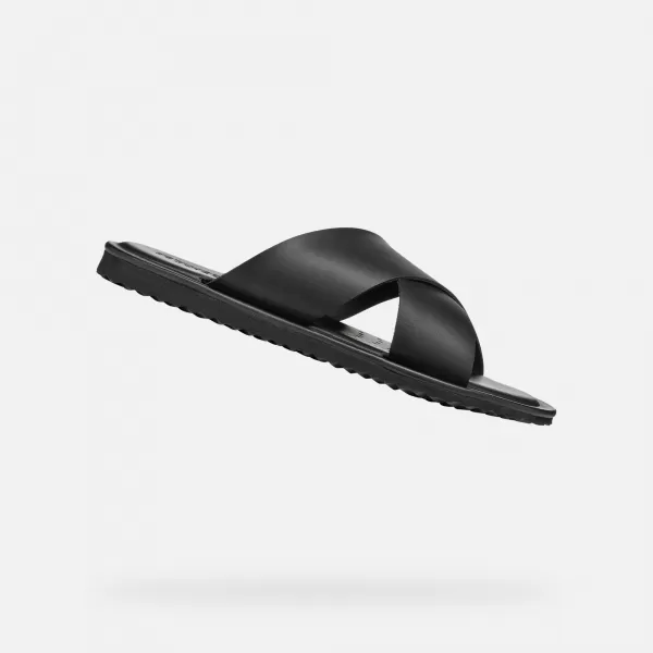 Sandale pentru bărbați GEOX ERICE G002620 NEGRU 