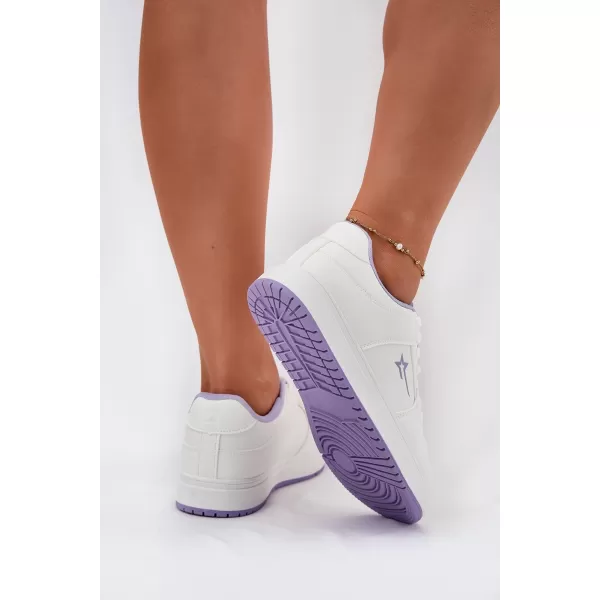  Adidași de damă BIG STAR RR274A245 WHITE/PURPLE Pantofi Big Star 