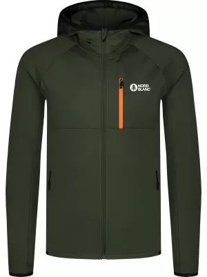 Hanorac powerfleece pentru bărbați NORDBLANC CREEK NBWFM8280 VERDE