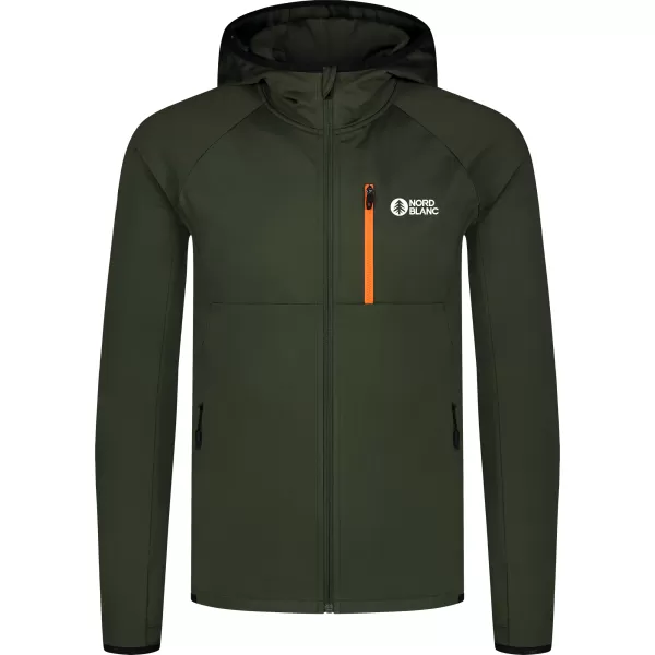  Hanorac powerfleece pentru bărbați NORDBLANC CREEK NBWFM8280 VERDE 