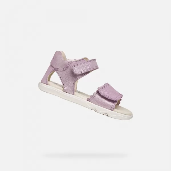  Sandale pentru fete GEOX SANDAL STEPPIEUP B656QB000CRC8020 ROZ 