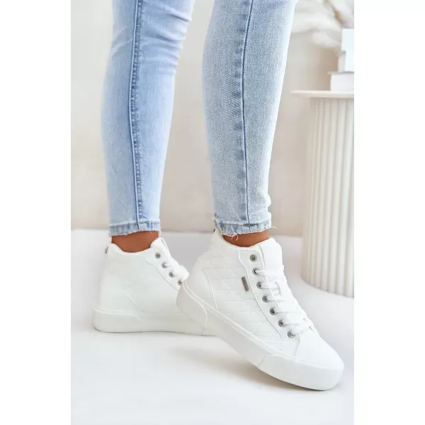  Adidasi de dama BIG STAR OO274A479 WHITE Pantofi Big Star 
