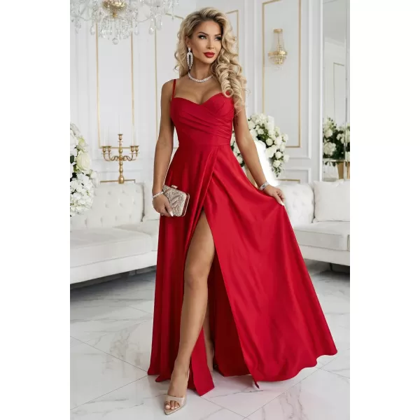  Rochie NUMOCO 646-3 ROŞU 