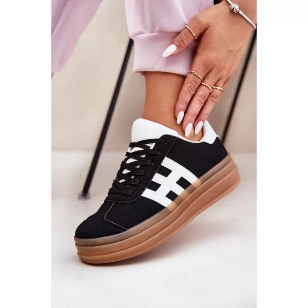  Adidași de damă EVENTO SYLIYANA NEGRU 