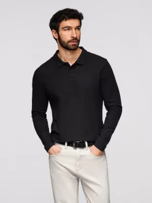 Tricou pentru bărbați OMBRE OM-POBL-0162 NEGRU