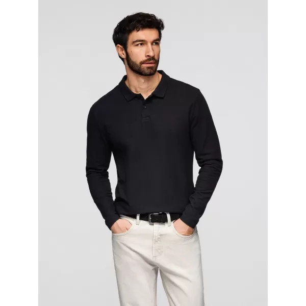  Tricou pentru bărbați OMBRE OM-POBL-0162 NEGRU 