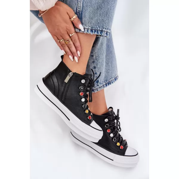  Pantofi de dama GOE RR2N4101 NEGRU 