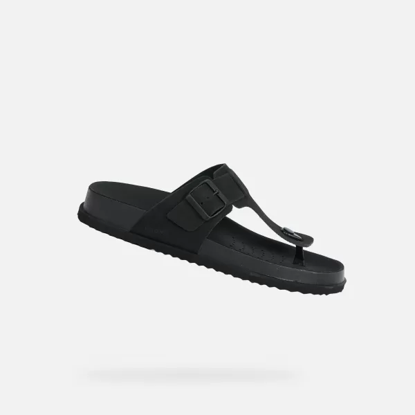  Papuci pentru bărbați GEOX PARNAIBA G014438 NEGRU 