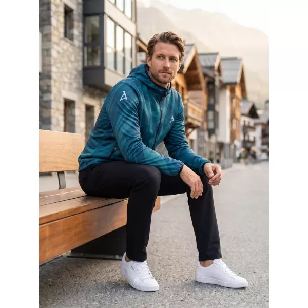  Jachetă softshell premium pentru bărbați ALTISPORT VOJ/ALM072JACK01 KEROSENUL 