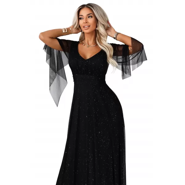  Rochie NUMOCO 655-1 NEGRU 