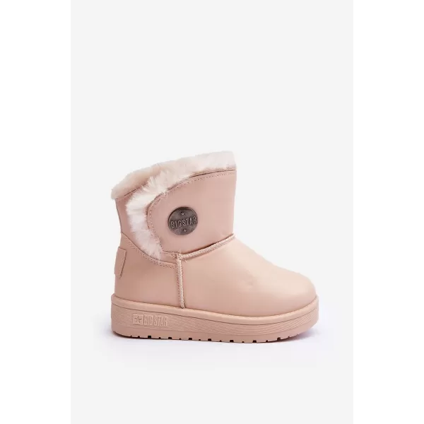  Pantofi de iarna copii BIG STAR MM374084 BEI Pantofi Big Star 