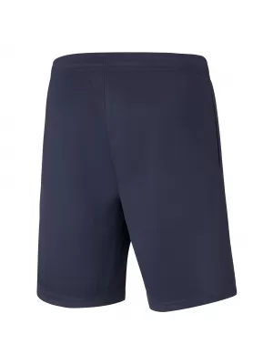Pantaloni scurți pentru bărbați PUMA TEAMRISE TRAINING SHORTS 657336_06 PEACOAT/ PEACOAT/PUMA ALB