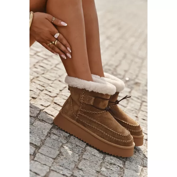  Pantofi dama BIG STAR SS274373 MARO/BEJ Pantofi Big Star 