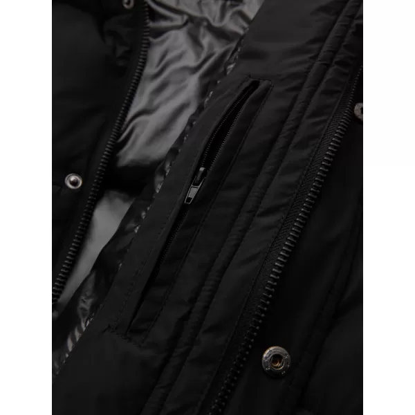  Geaca de iarna pentru barbati OMBRE OM-JALJ-0309 NEGRU 