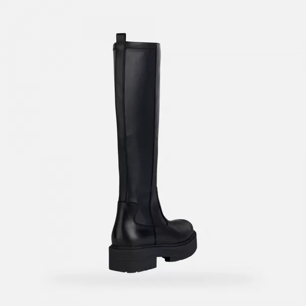  Cizme de dama GEOX SPHERICA EC7 G004247 NEGRU 