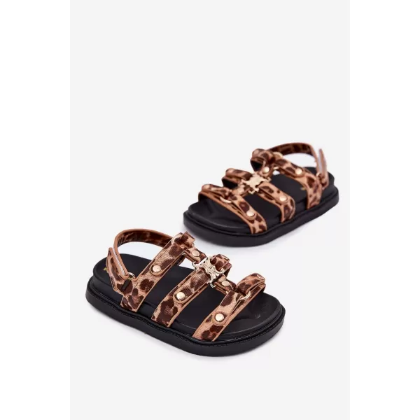 Sandale pentru copii BOTO LUNESSA 38047 LEOPARD 
