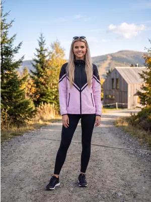 Jachetă softshell premium pentru femei ALTISPORT VOJ/ALW101JACK01 NEGRU ROZ