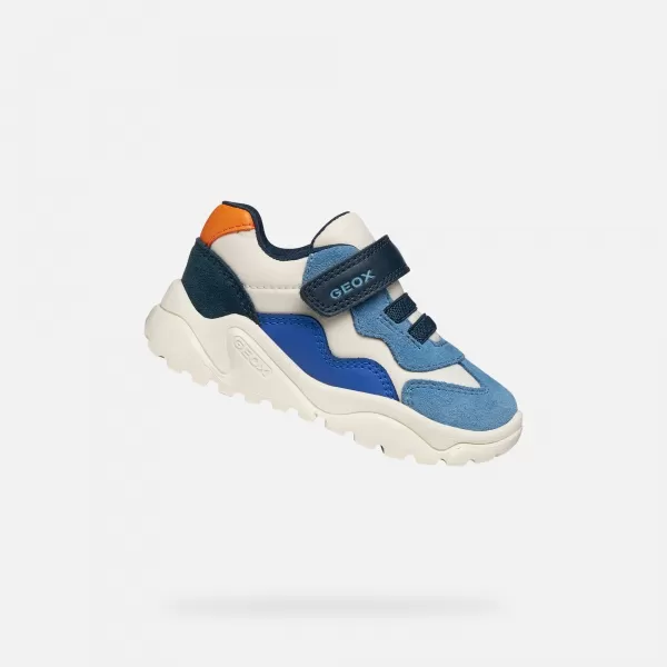  Adidași pentru băieți GEOX CIUFCIUF B455RB0FU22C0652 ALBASTRU 