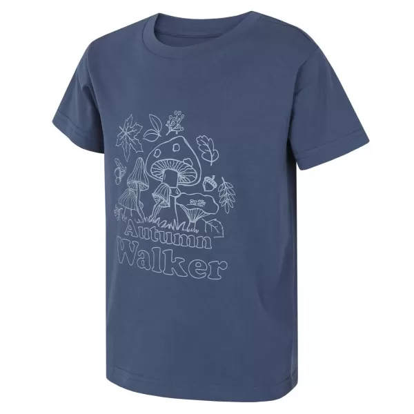  Tricou pentru copii HUSKY TEE MUSHROOM K ALBASTRU 