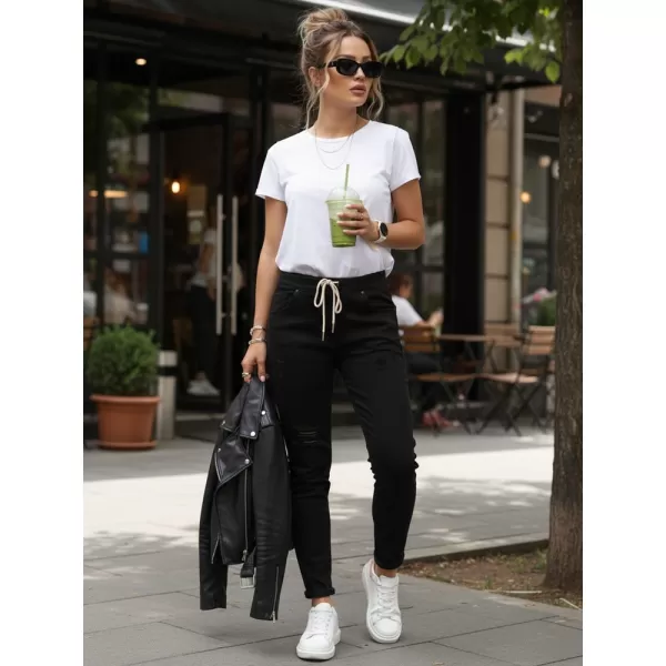  Pantaloni de dama DSTREET UY2857 NEGRU 